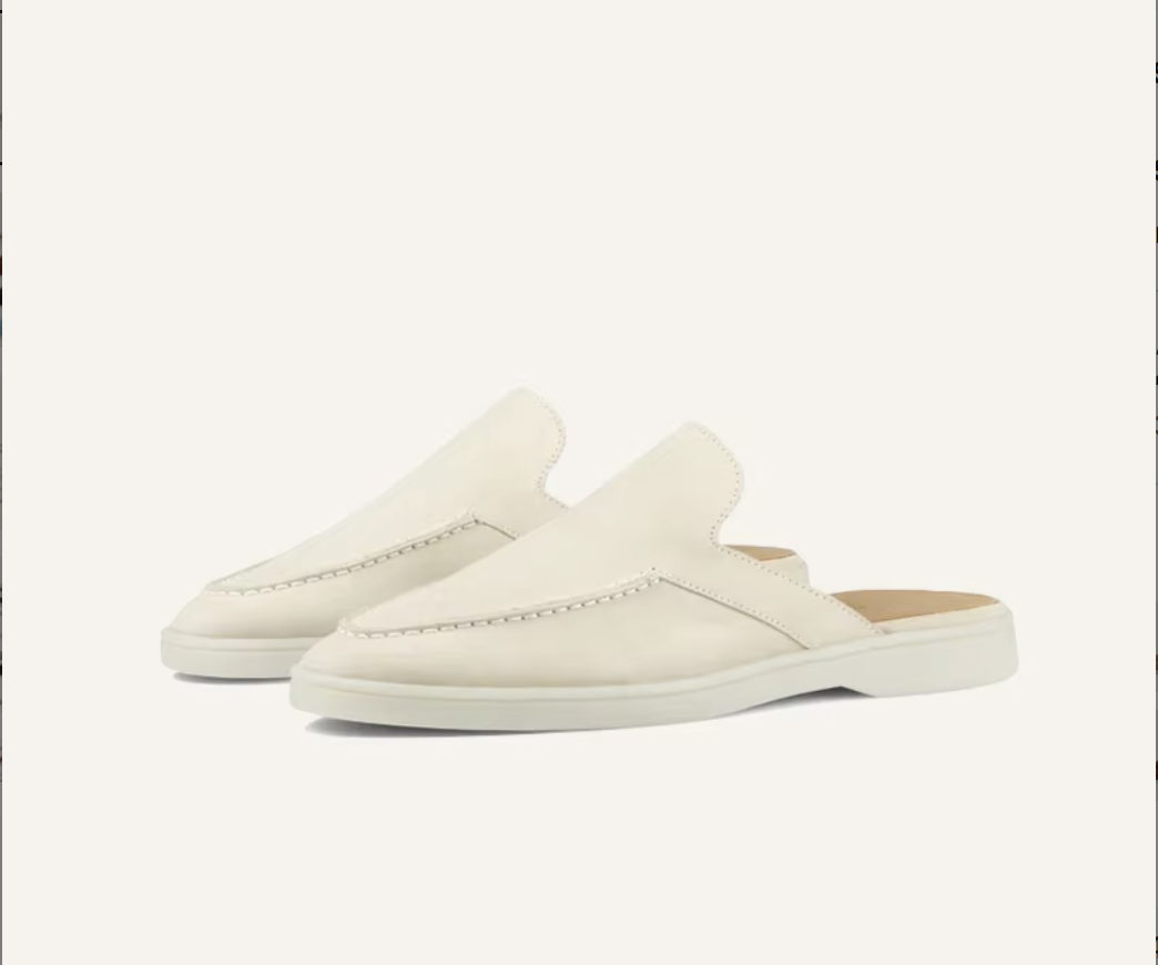 Mules Castelli White